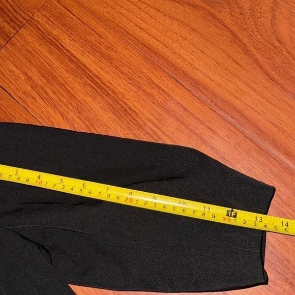 ASOS Bershka belted blazer mini dress black double breasted jacket long L NWOT - Picture 6 of 7